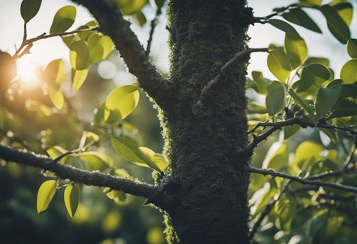 Healthy tree in Fort Worth, demonstrating effective tree preservation techniques like pruning, soil care, and maintenance.